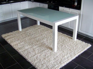 TAPIS SHAGGY MECHES 120x170 VANILLE