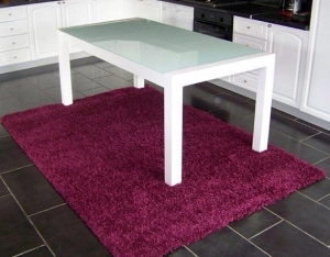 TAPIS SHAGGY MECHES 120x170 PRUNE