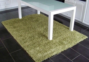 TAPIS SHAGGY MECHES 160x230 PISTACHE