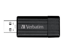 VERBATIM  Clé USB Store'n' Go PinStripe 8 Go - noir